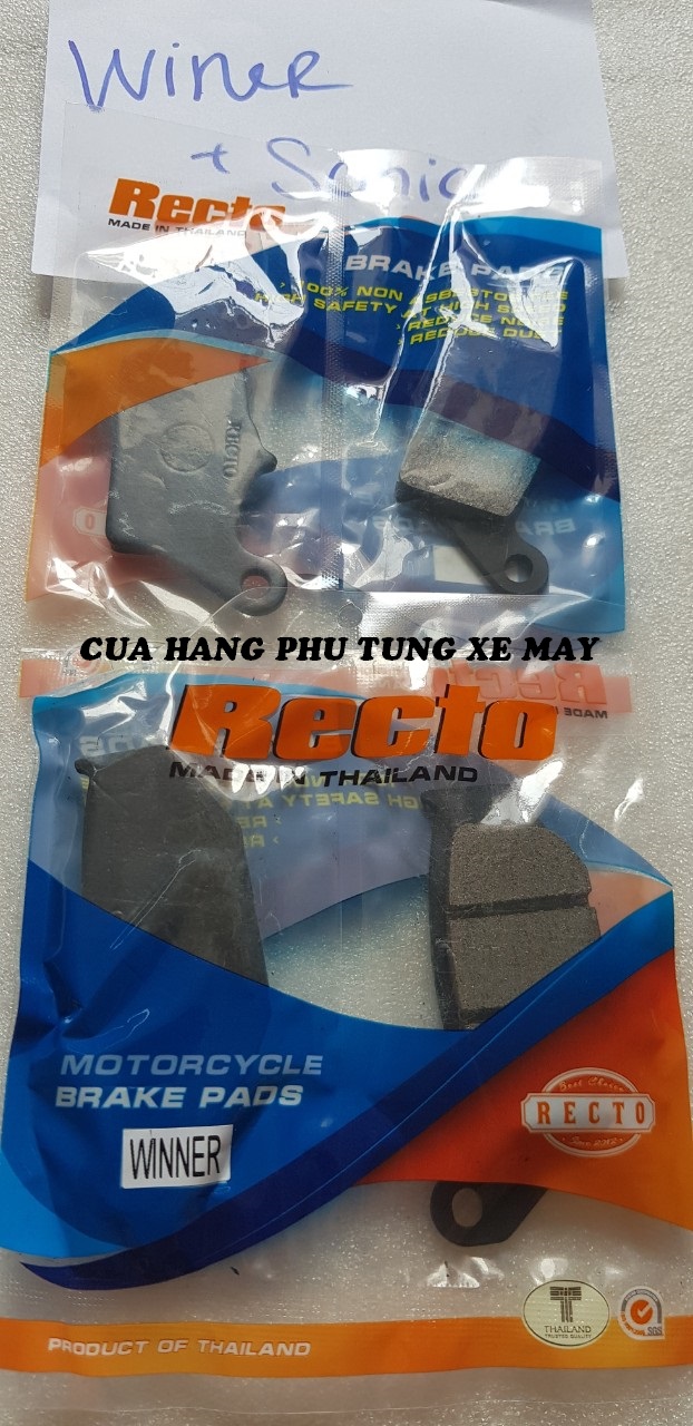 Bố thắng đĩa Recto ( 2 cặp trước - sau ) cho xe Winner 150/ Winner X/ Sonic