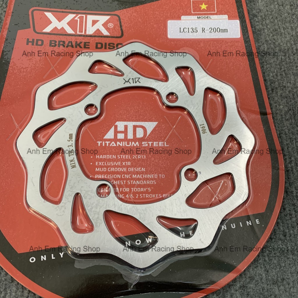 Cặp Đĩa X1R Chính Hãng Lắp EX135 Các Đời