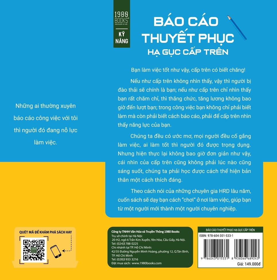 Fahasa - Báo Cáo Thuyết Phục Hạ Gục Cấp Trên