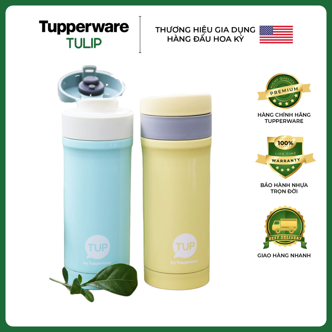 [HCM] BÌNH GIỮ NHIỆT EASY OPEN 300ML TUPPERWARE CHÍNH HÃNG 100%