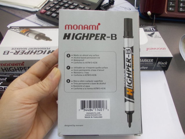 Bút lông dầu Monami Highper-B Super Permanent Marker