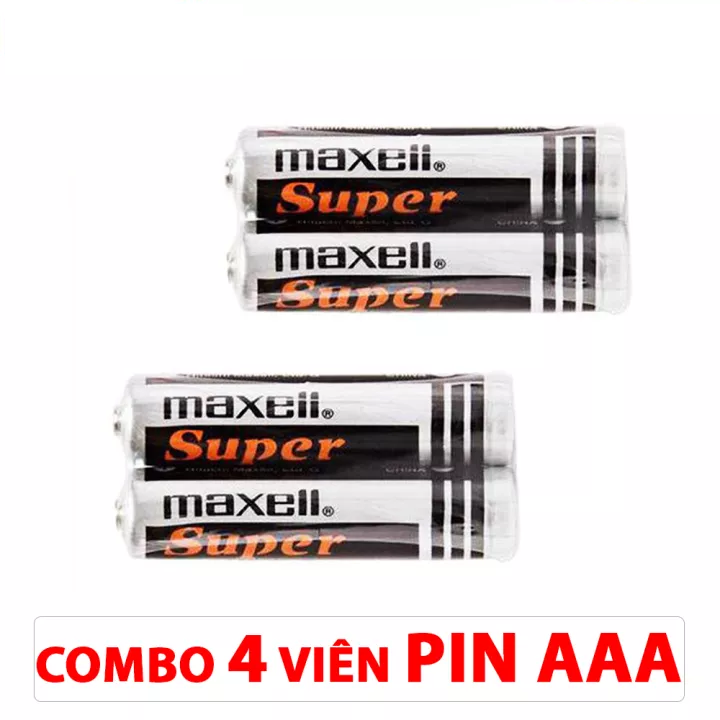 4 VIÊN PIN MAXELL AAA