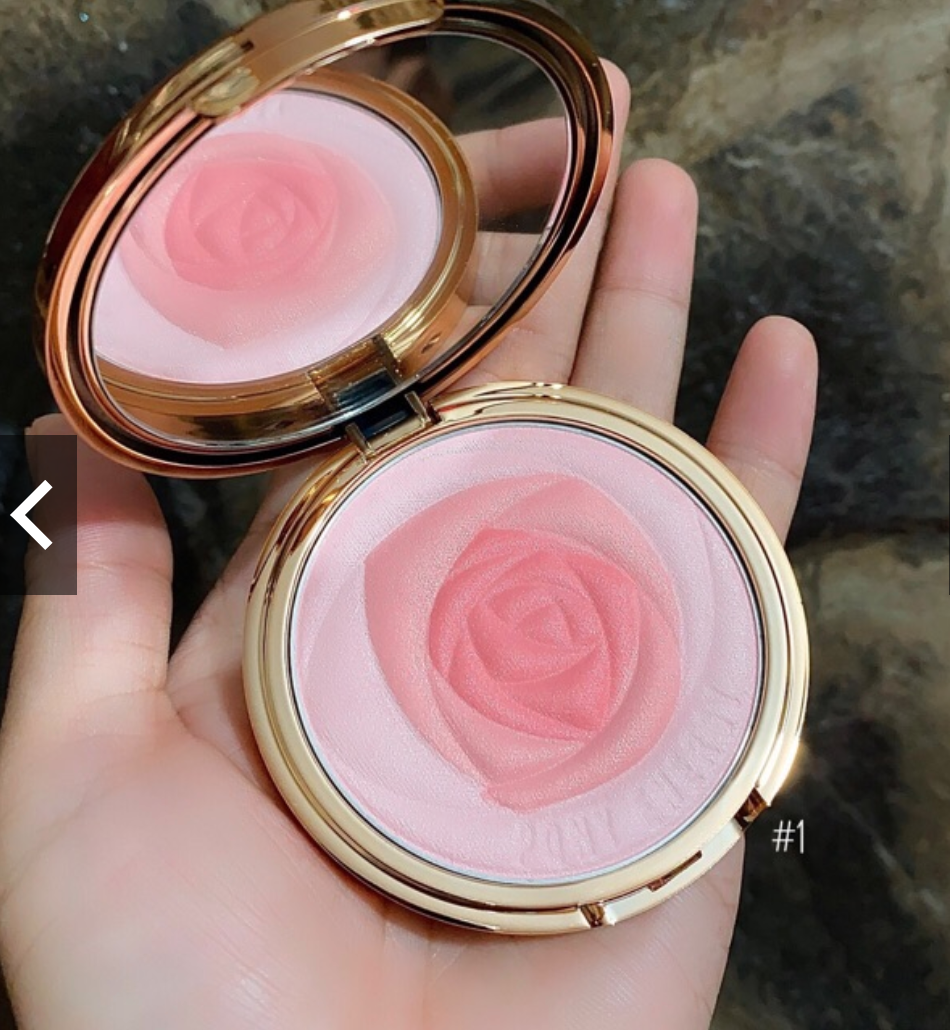 Phấn highlight bắt sáng Má hồng 2in1 Pony Energy Rainbow Rose
