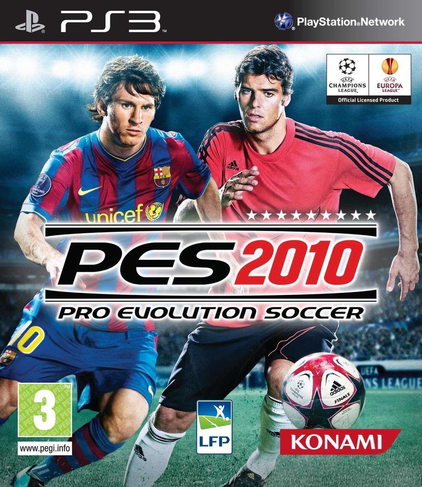 Đĩa game PES 2010 PS3 hệ PAL