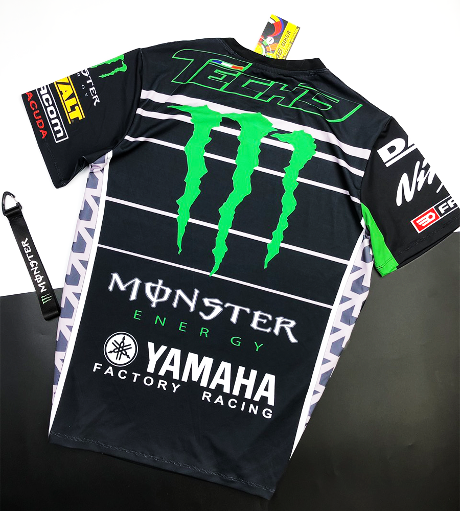 Áo thun xe máy MONSTER co giãn 4 chiều