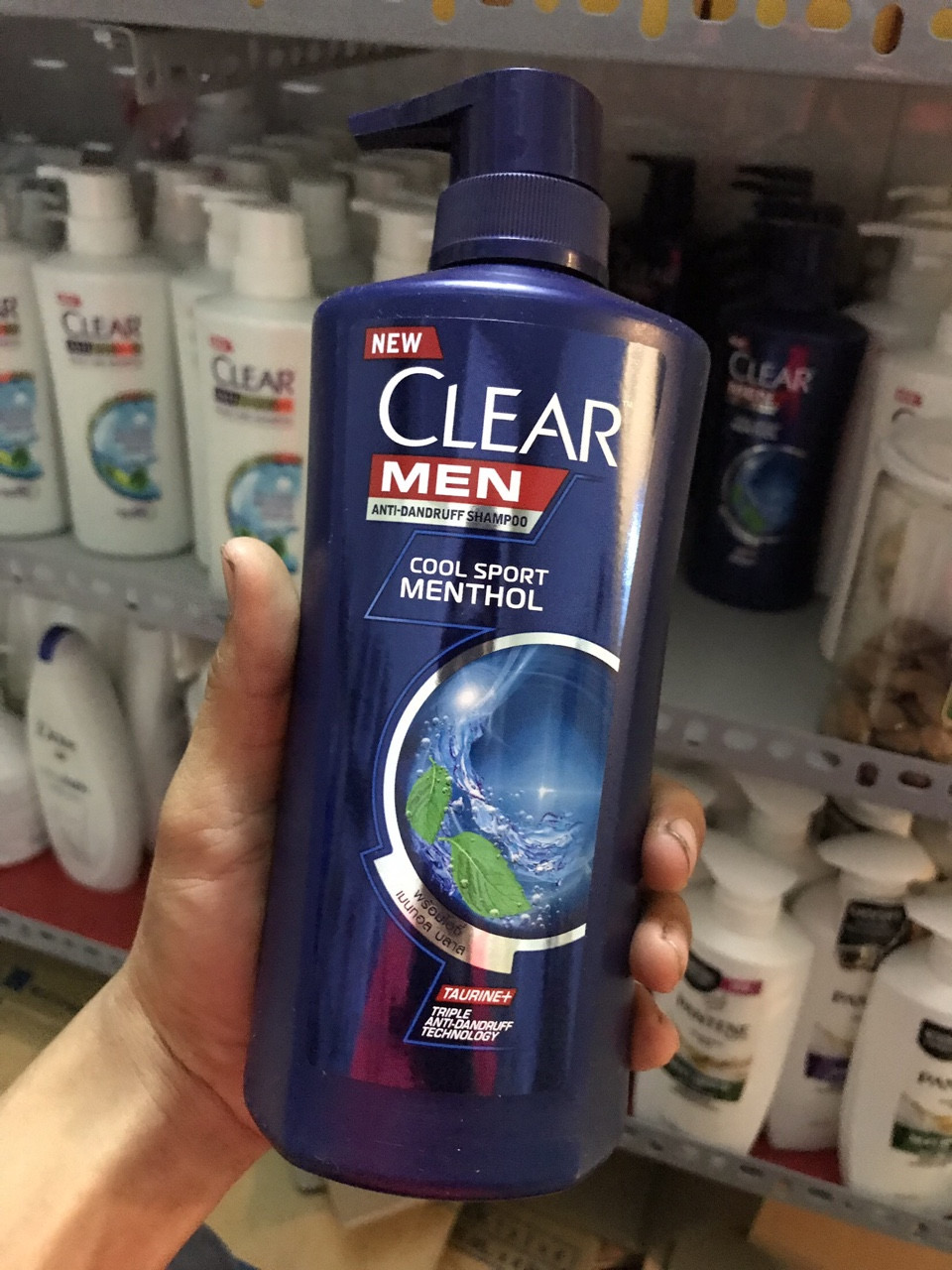 [HCM]Dầu Gội Clear Men bạc hà Thái Lan 410ml