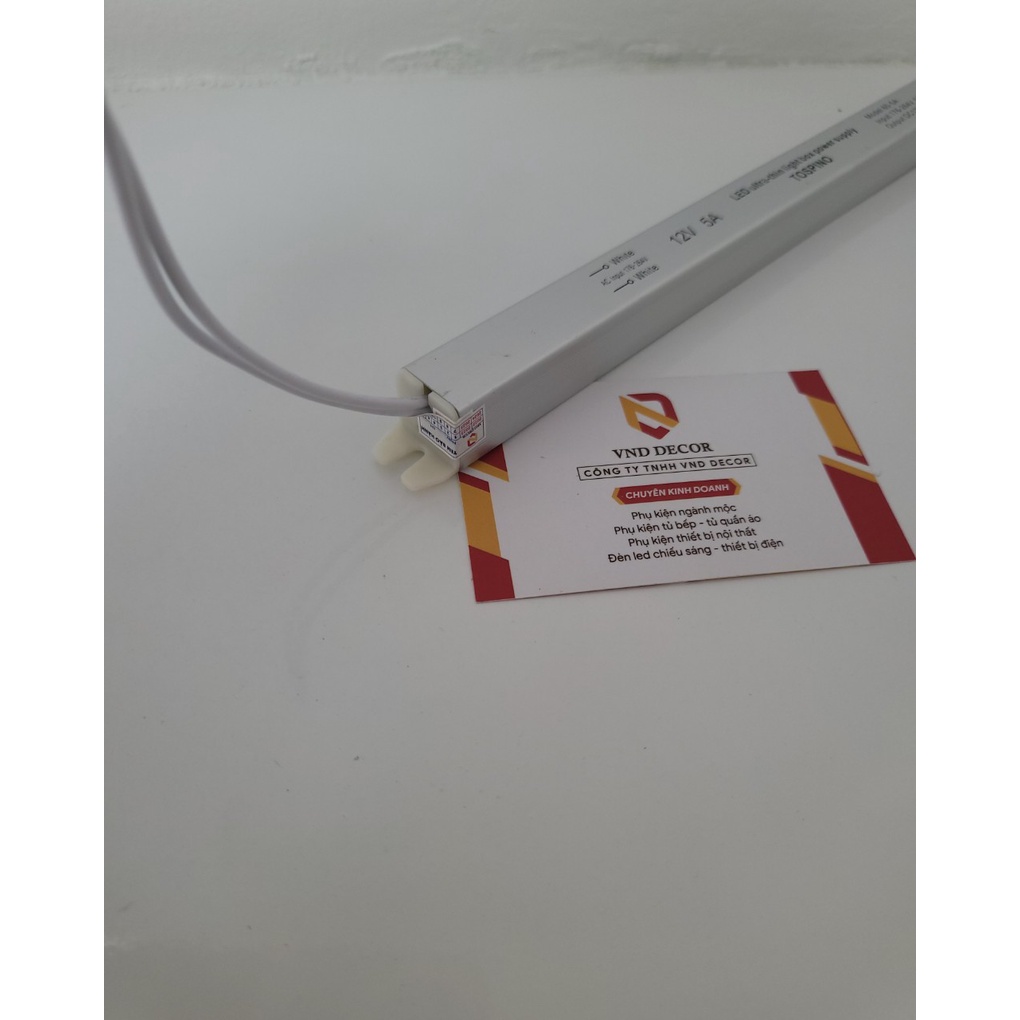 Nguồn đũa 12V-5A dùng cho led dây