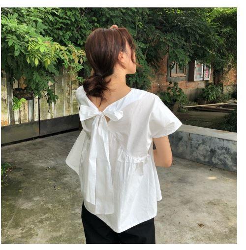 TK843N-ÁO BABY DOLL KIỂU THẮT NƠ SAU LƯNG S-6XL