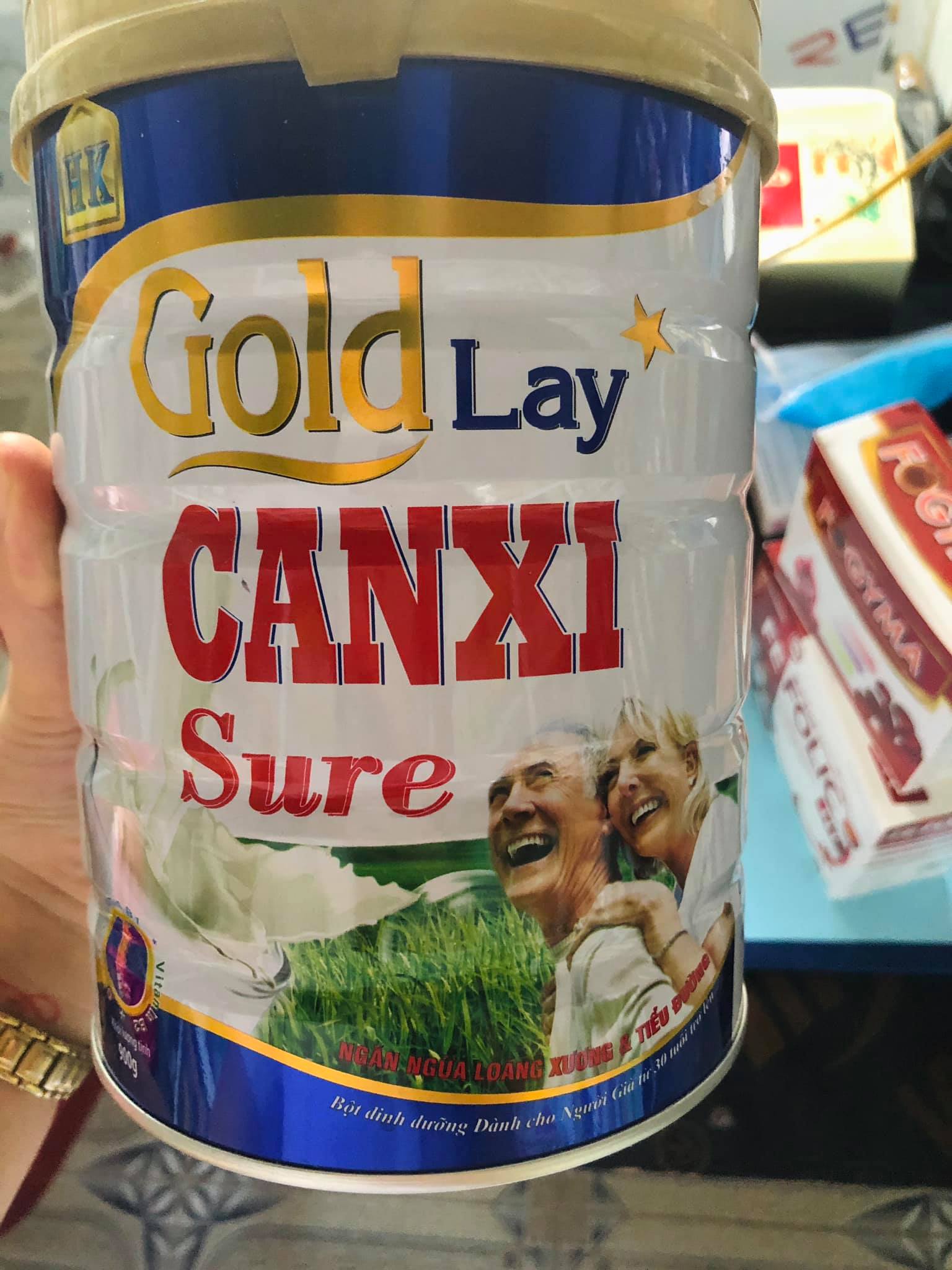 [Combo 2 lon] Sữa bột canxi goldlay dành cho người già 900g
