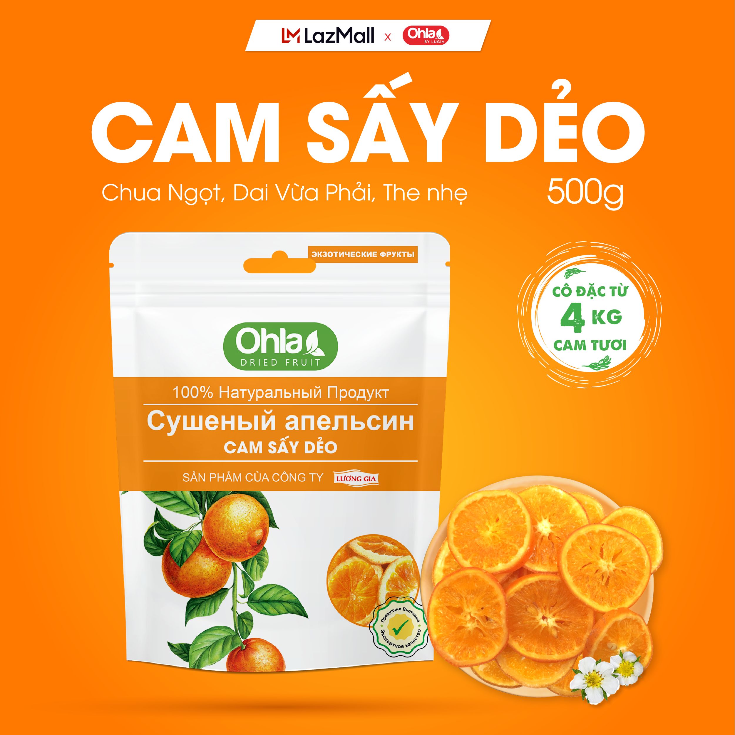 Orange drying plasticizing Ohla - 500gr