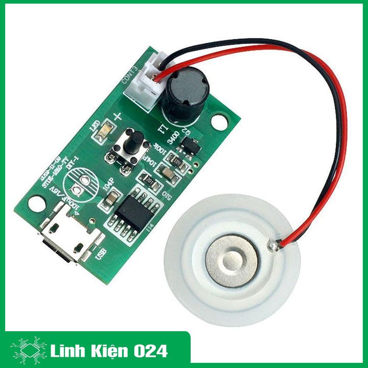 Mạch phun sương mini USB 5VDC 2W 108Khz