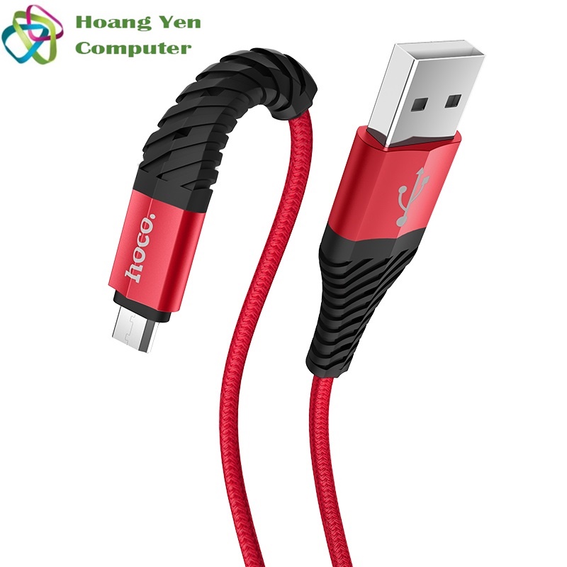 [HCM][1M] Cáp Sạc MICRO USB Hoco X38 Dài 1M Dây Dù Cho Android - BH 12 Tháng 1 đổi 1 (MÀU SẮC NGẪU NHIÊN) - Hoàng Yến Computer