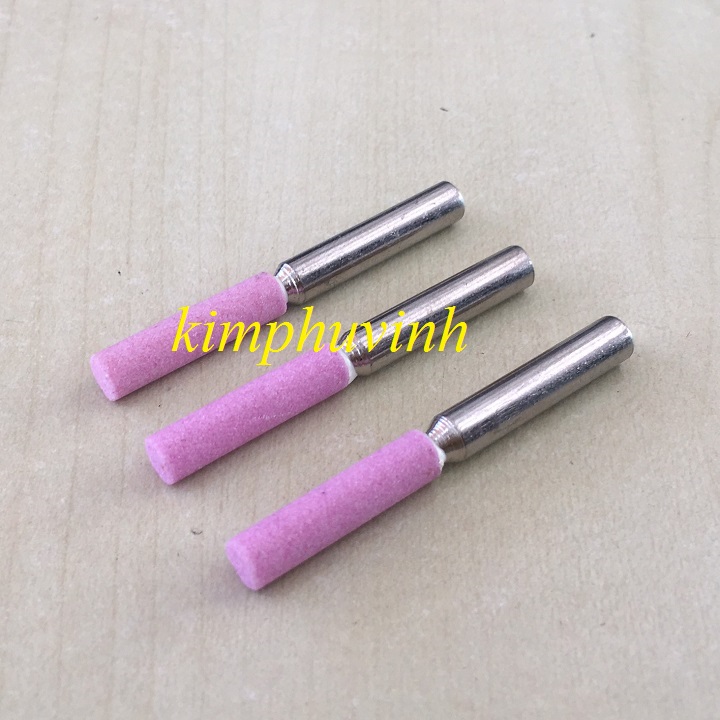 01 viên - ĐÁ MÀI TRỤC - ĐÁ DO LỖ - ĐÁ CÀ LEM (CỐT 6MM - DÀI 25MM)