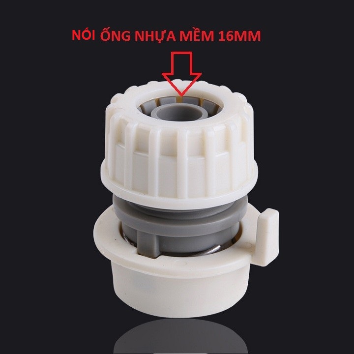 [1 PCs] 16mm white quick release coupling 16mm Soft water dispenser-714