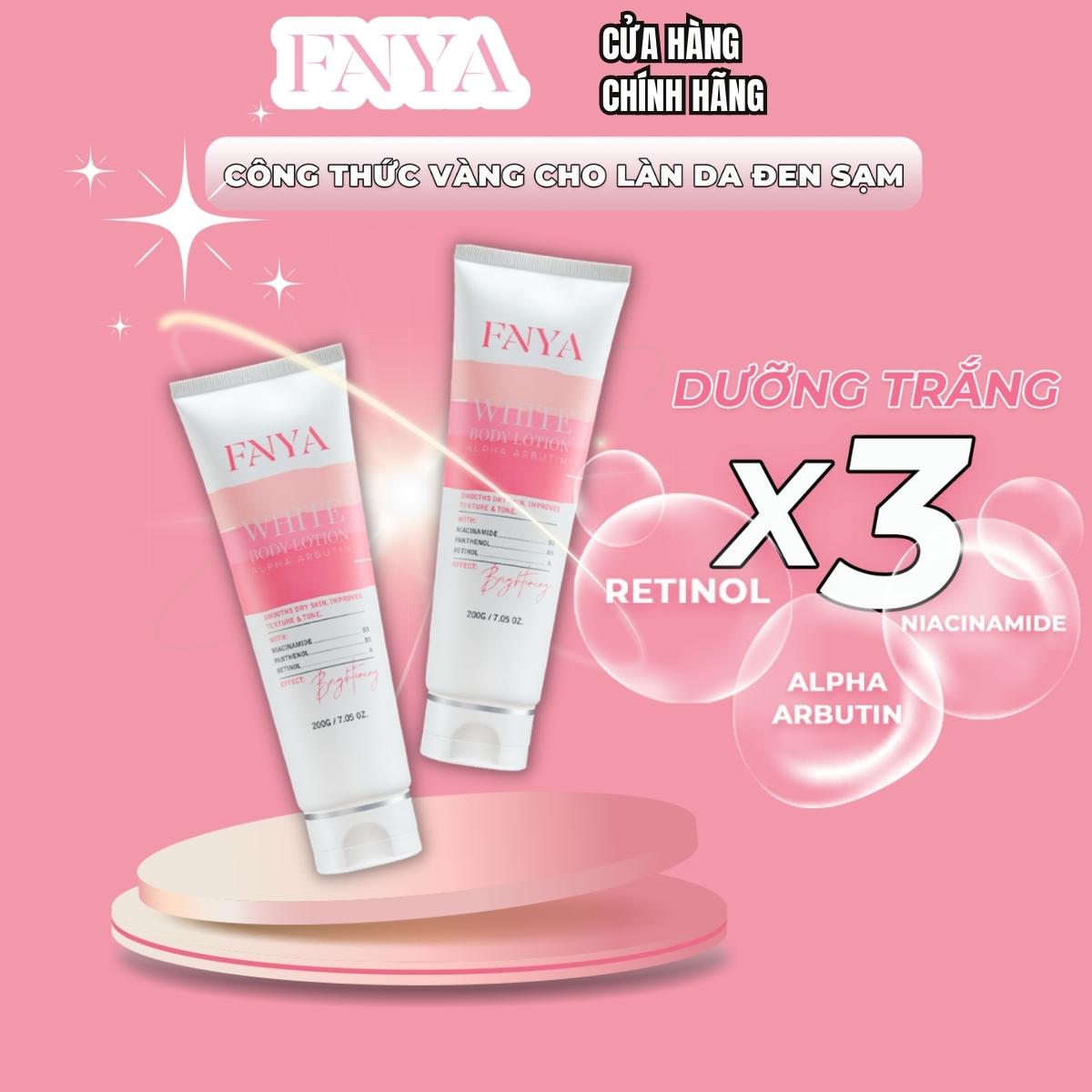 Fanya white body lotion kem dưỡng trắng da toàn thân