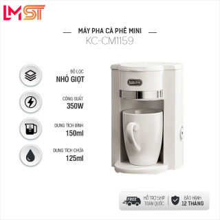 Máy pha cafe mini, máy pha cafe tự động KC-CM1159, công suất 350W thumbnail