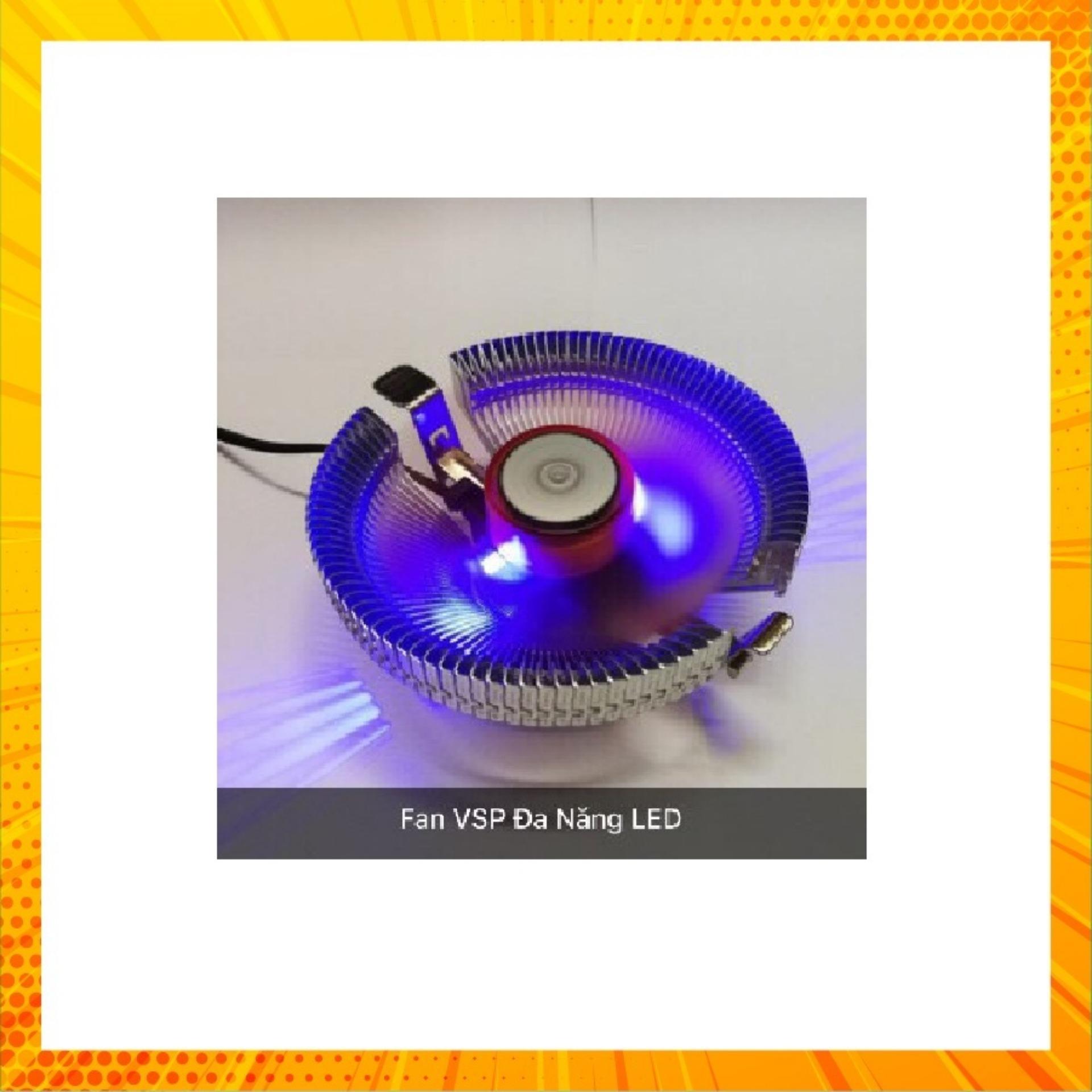 Fan đa năng led 775/1150/1155/1156/amd