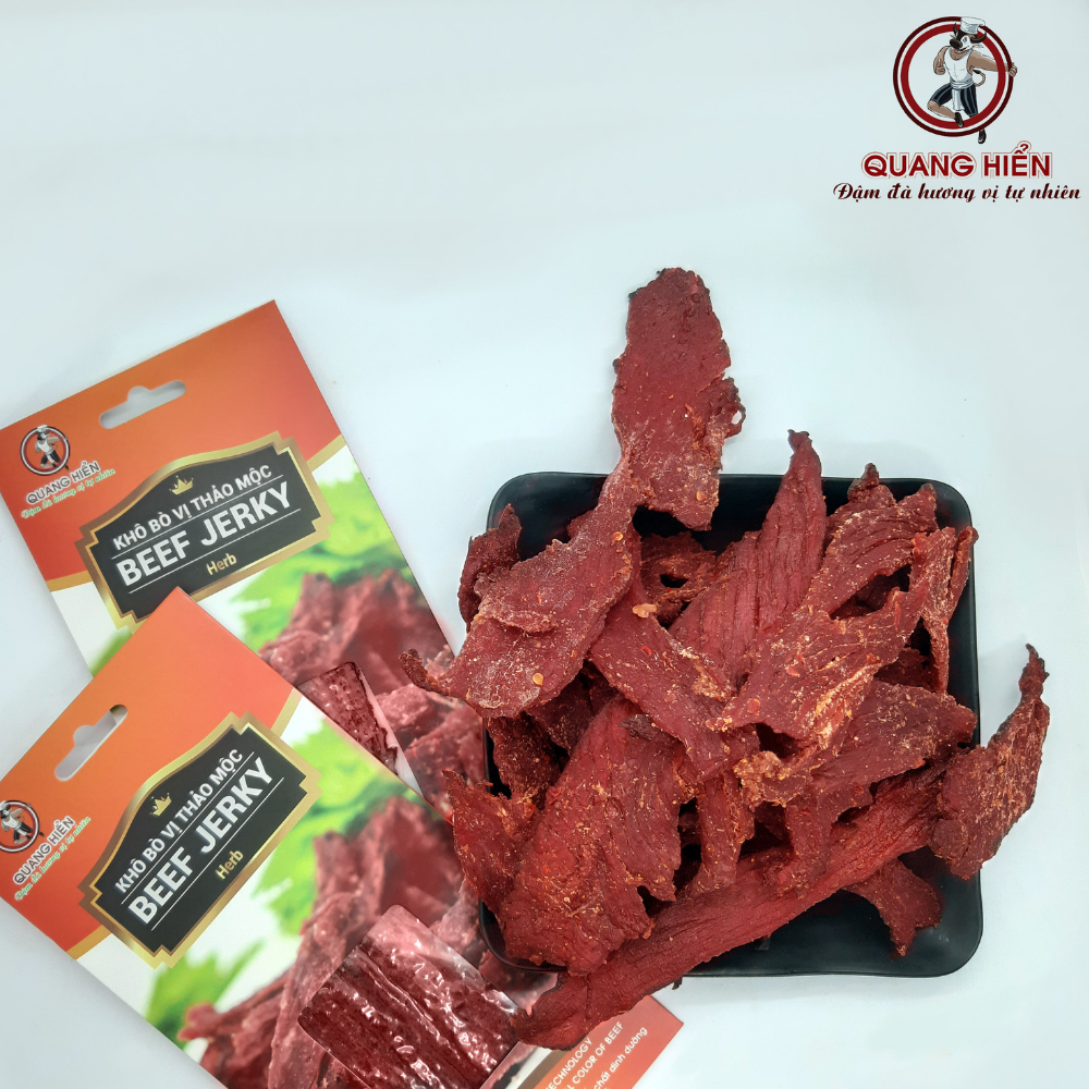 Beef jerky khô bò thảo mộc 20g