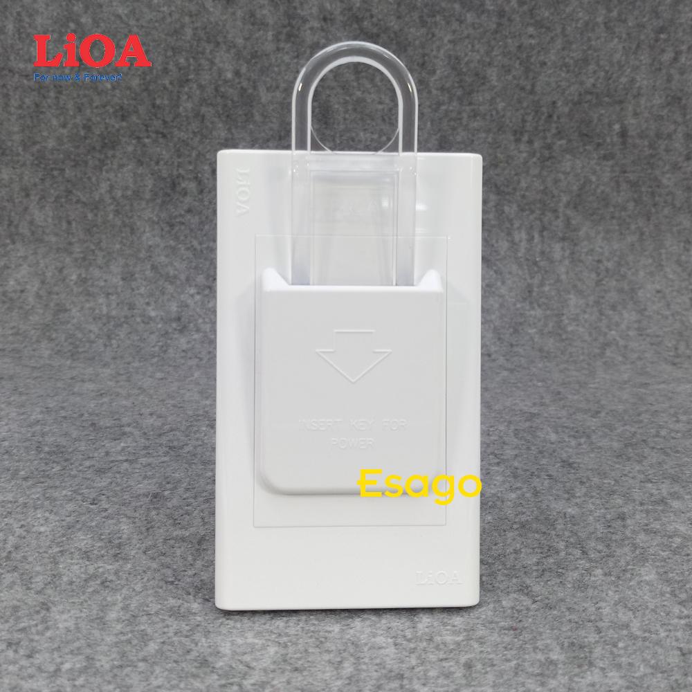 [HCM][20A] Bộ công tắc ngắt điện chìa khóa kiểu B LiOA 20A - Dùng cho nhà nghỉ khách sạn