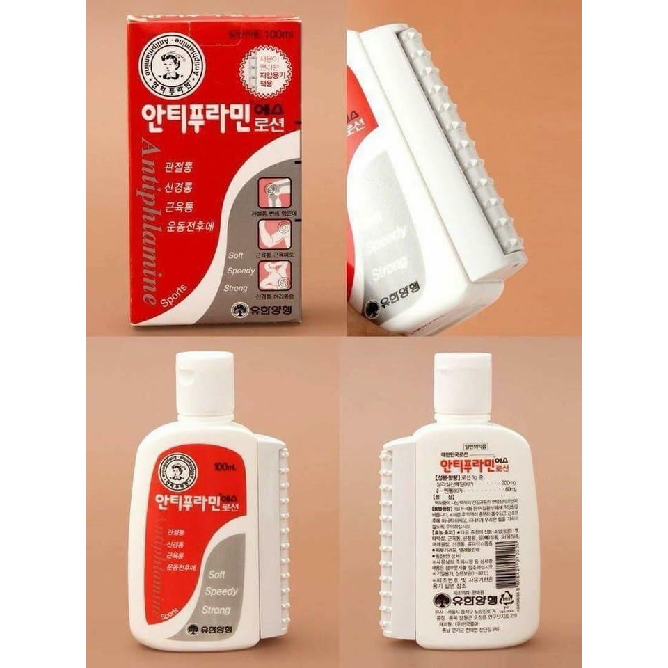 Dầu Nóng Xoa Bóp Antiphlamine từ Hàn Quốc 100ml