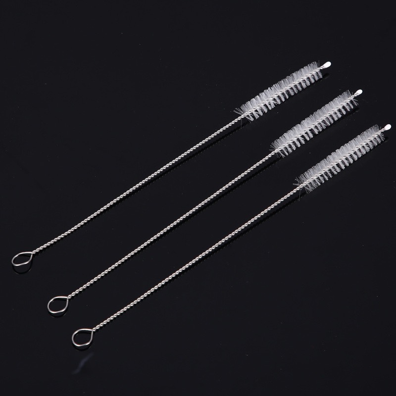Sét 10 Chổi Cọ Rửa Ống Hút _ Cọ Bình Nước [ Kích Thước 23cm ]