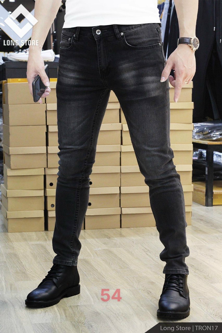 Quần jean nam trơn màu xanh cao cấp hàn quốc, chất liệu jean mềm, dày dặn, co giãn tốt, chuẩn men siêu rẻ và đẹp (size 28-34) Menshopps JN113