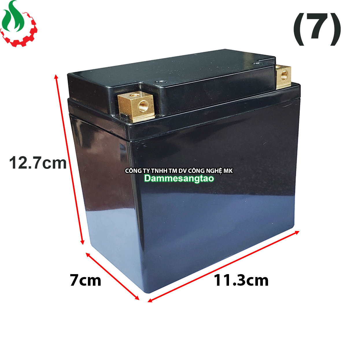 Vỏ bình acquy dùng pin 18650 32650