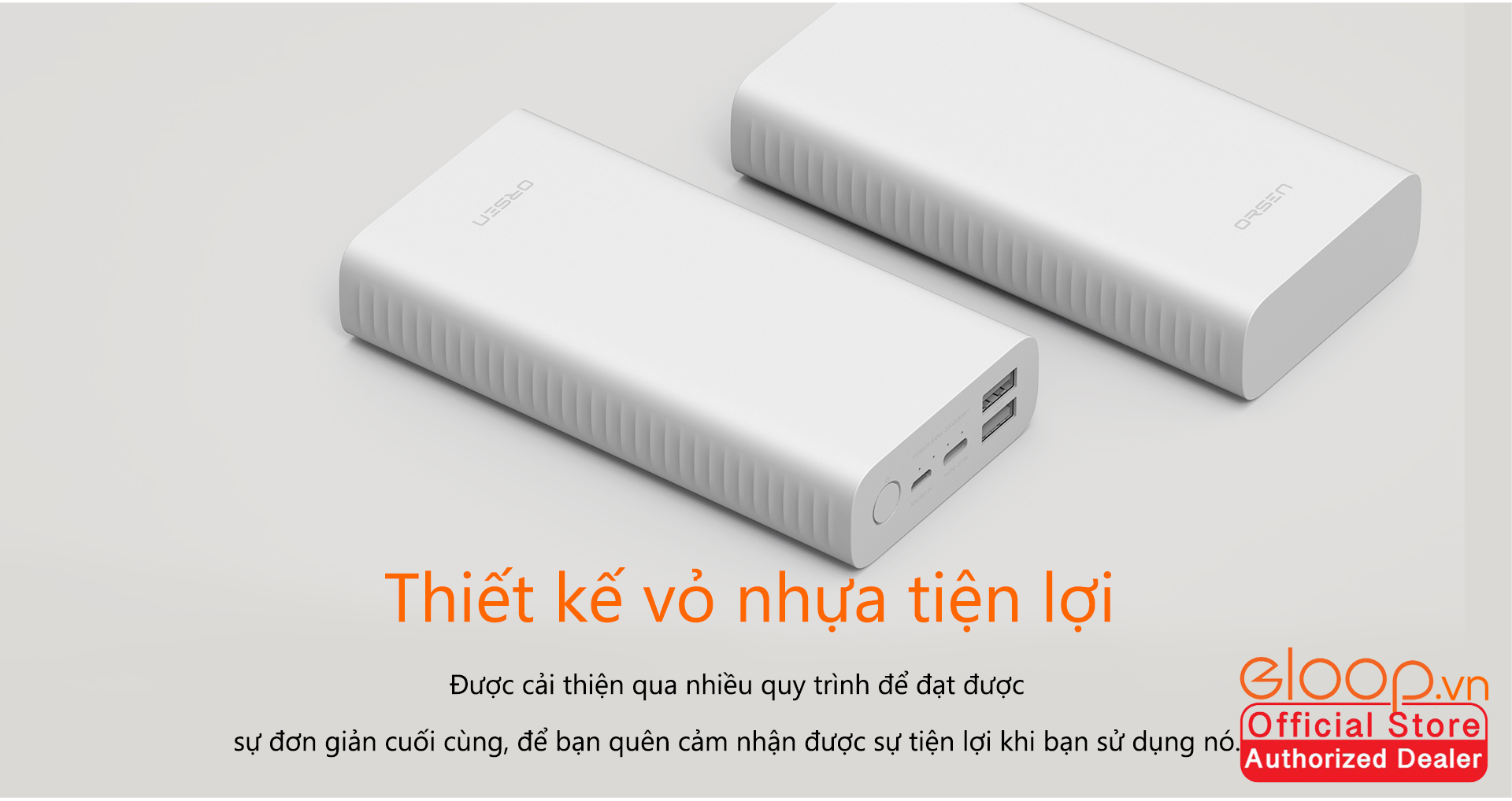 Pin Sạc Dự Phòng ELOOP E39 20.000mAh - Hãng Phân Phối Chính Thức