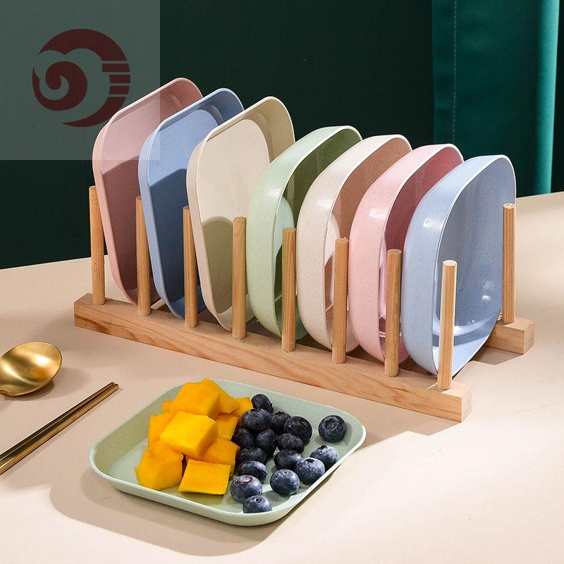 siêu rẻ - Bộ 8 Chiếc Đĩa Lúa Mạch An Toàn Tiện Lợi  ( 4 Đĩa Nông + 4 Đĩa Sâu Lòng )