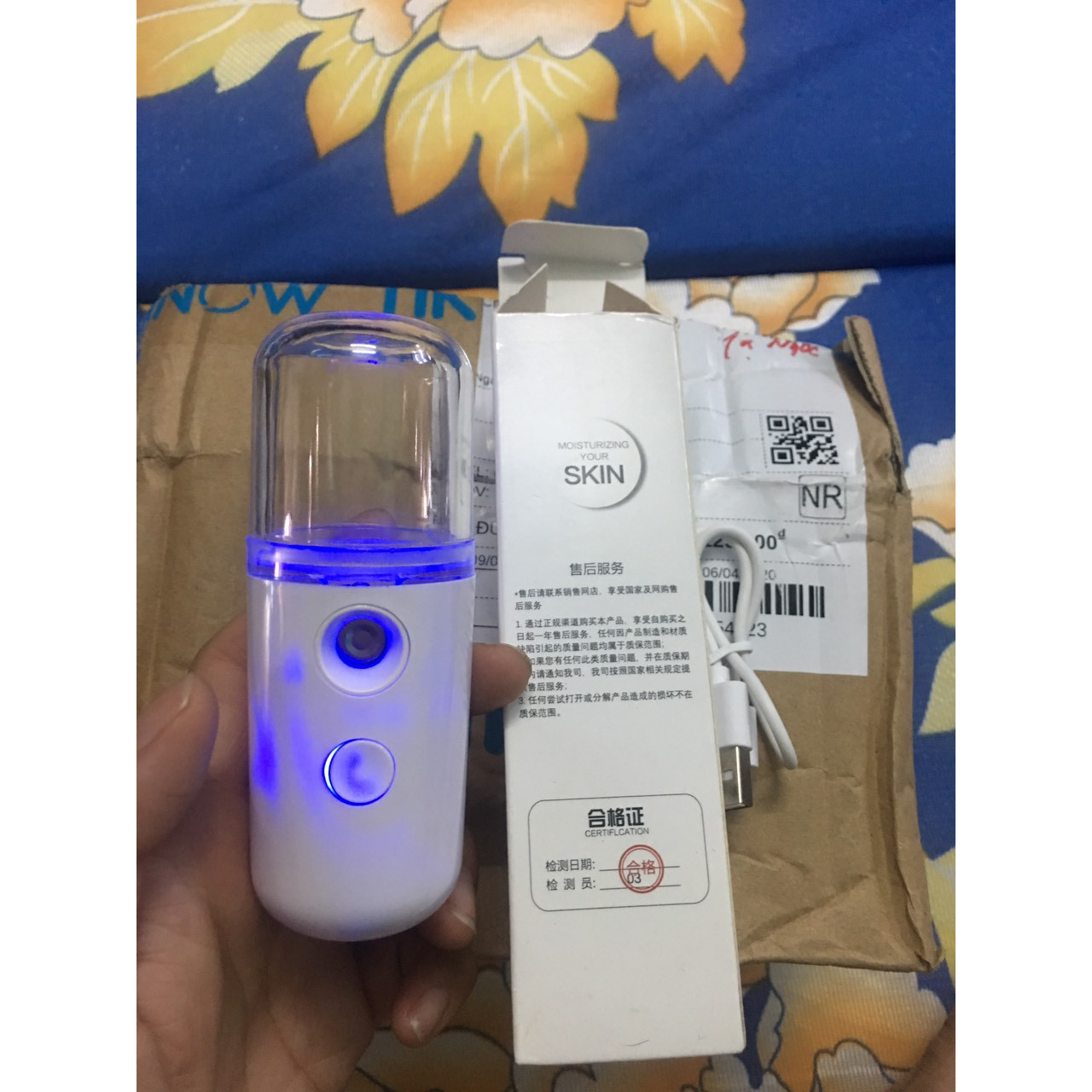 MÁY XÔNG MẶT XỊT KHOÁNG NANO MINI