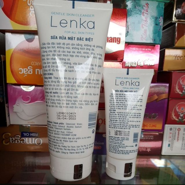 Sữa rửa mặt đặc biệt lenka
