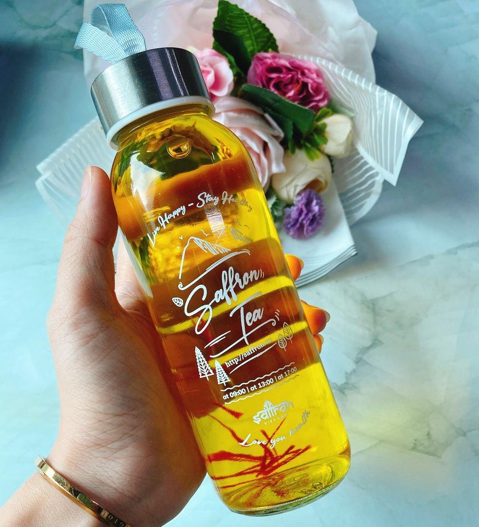 Bình đựng nước thủy tinh 300ml SAFFRON VIỆT NAM