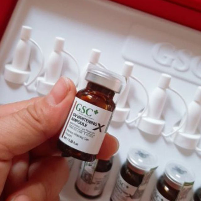 Tế bào gốc GSC+ hỗ trợ nám, trắng da