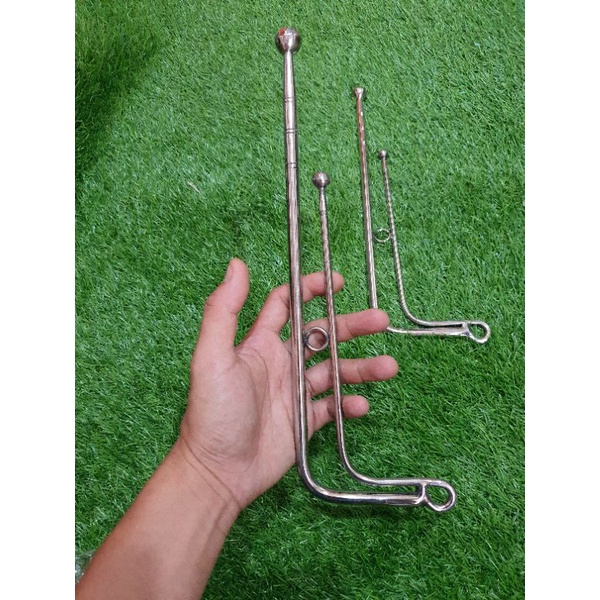 Cây gắn cờ inox cho xe 67,CD,CL