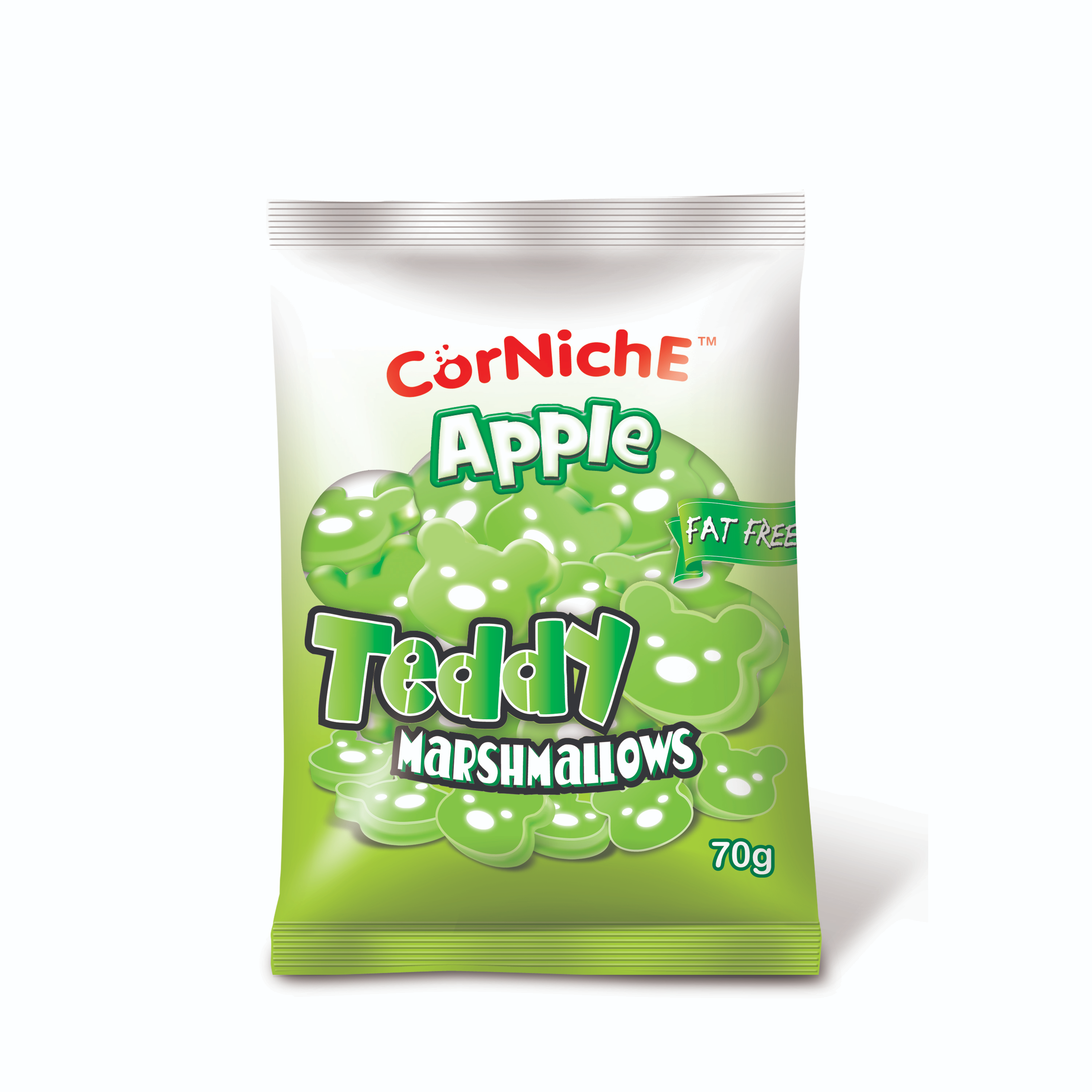 Kẹo xốp marshmallows nhập khẩu vị táo 70g