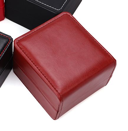 Hộp đồng hồ da pu cao cấp ruột đen có gốihộp đưng đồng hồ cao caphộp đồng hồ sang trọng