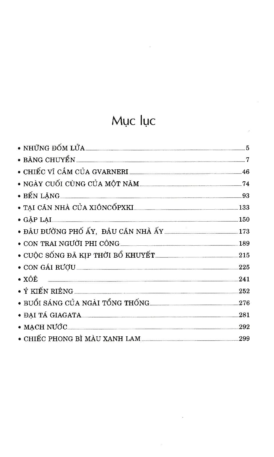 Truyện Ngắn Đặc Sắc Nga