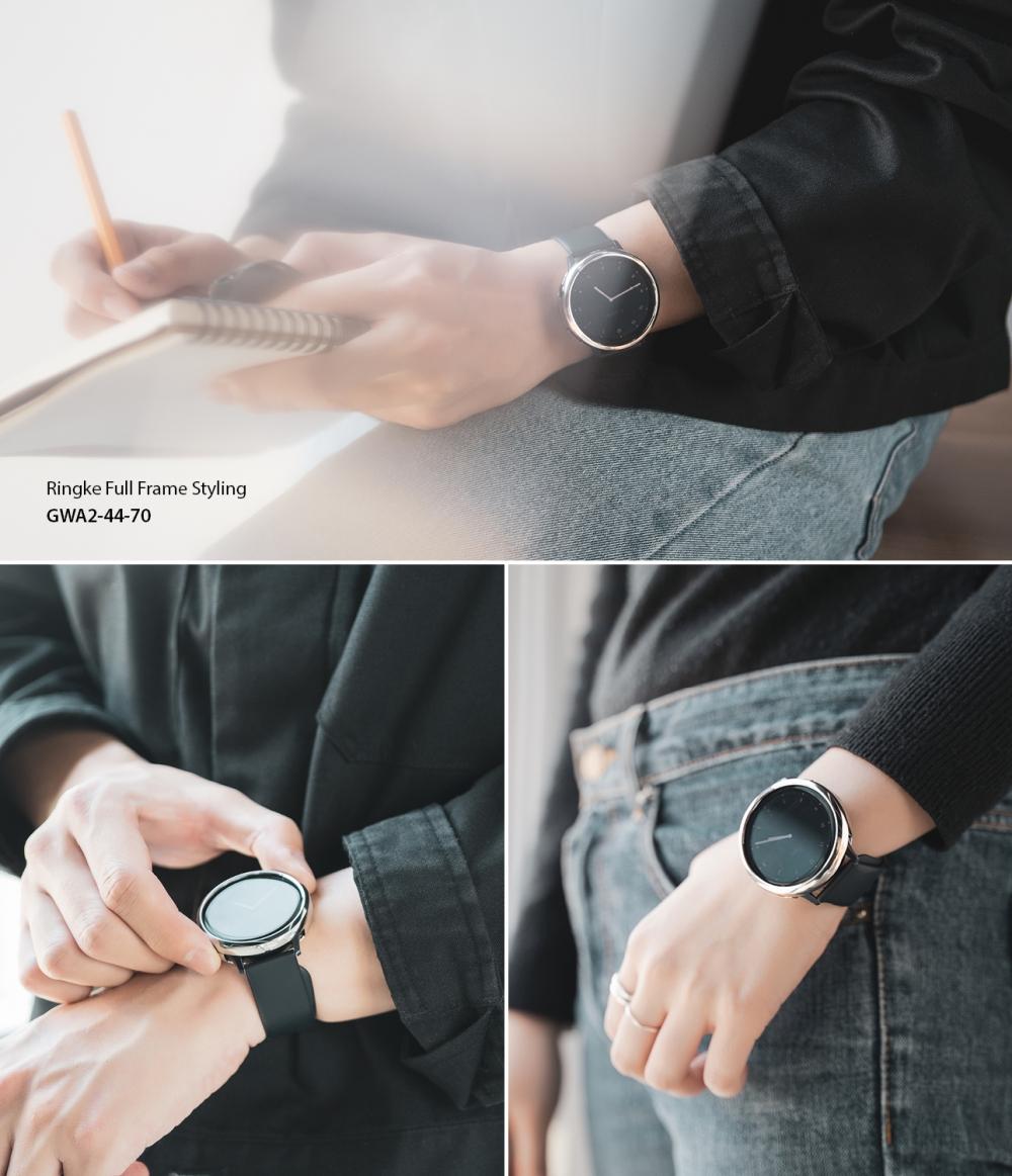 Case ốp thép RINGKE Full Frame Styling cho Samsung Watch Active 2 - 44mm