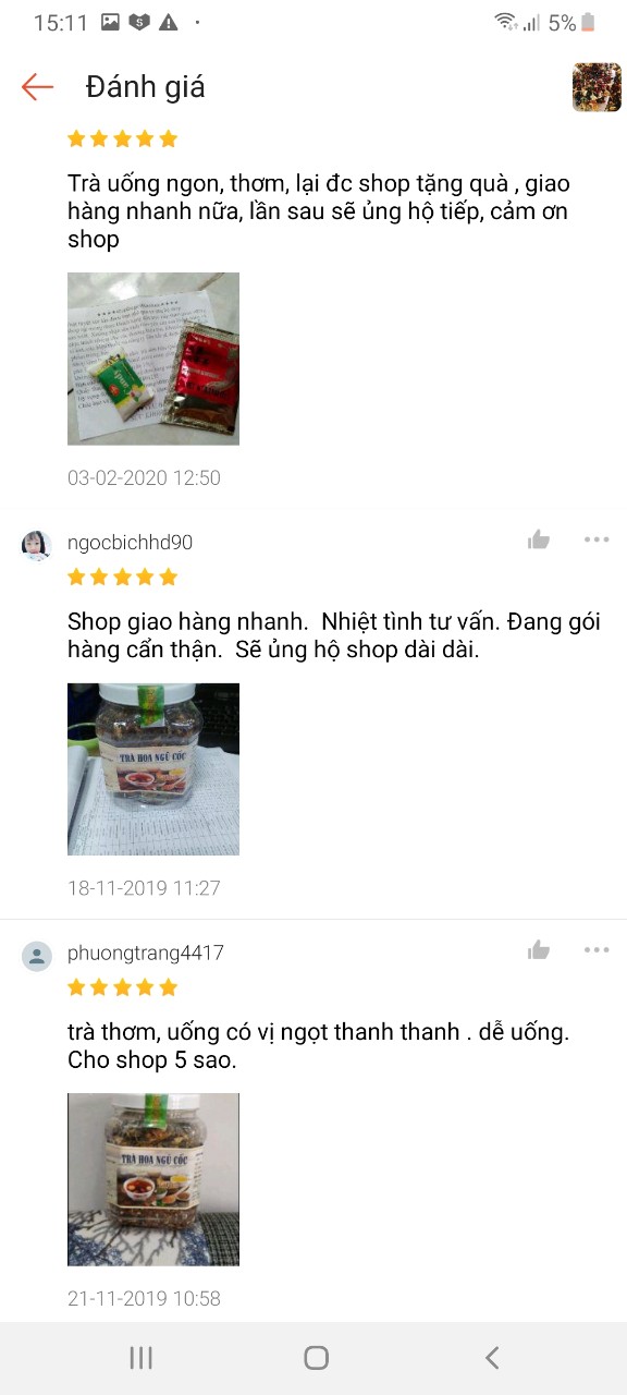 0,5kg trà hoa ngũ cốc thơm ngon đặc biệt