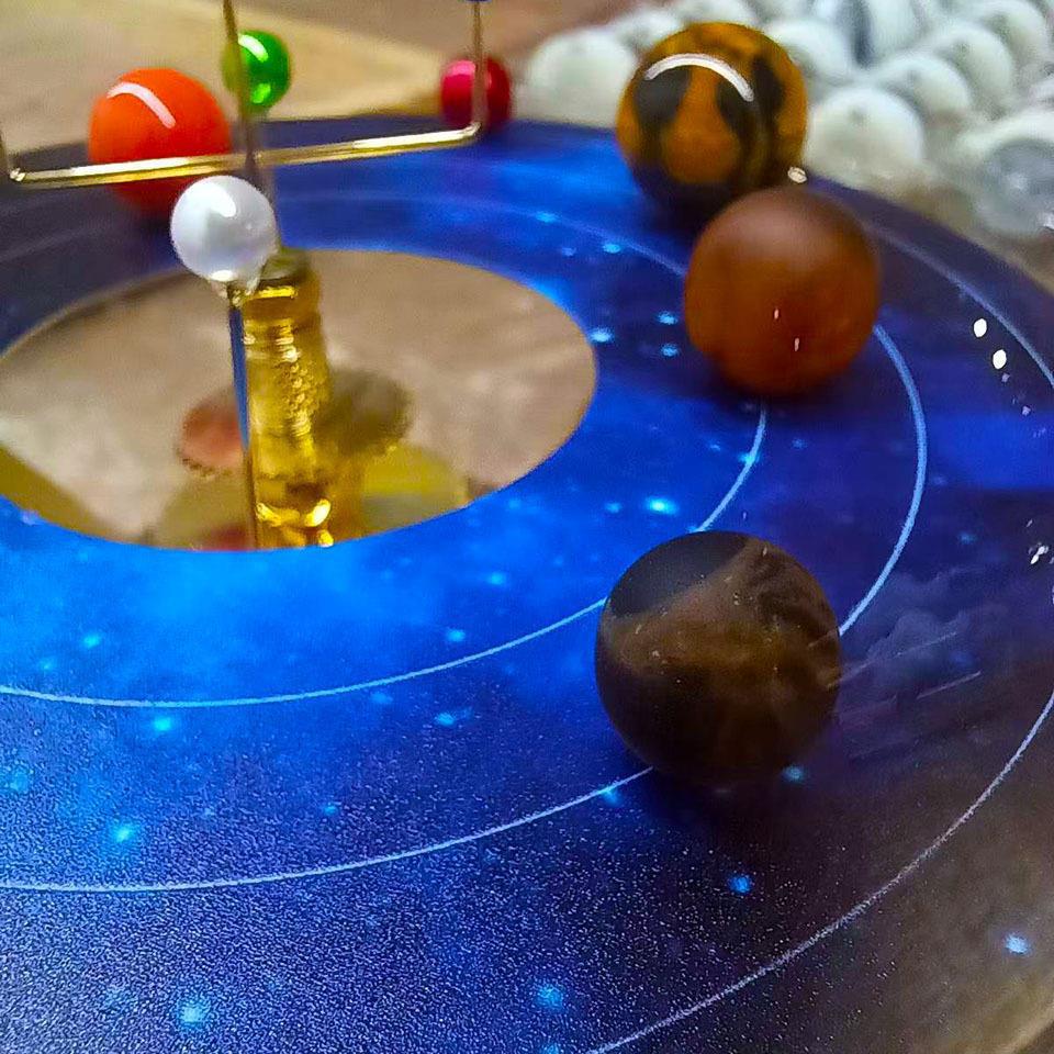 2022 Solar System Model Decoration Solar System Planet Model In Steampunk Style Parent-child Interaction Planetarium Toy Kids