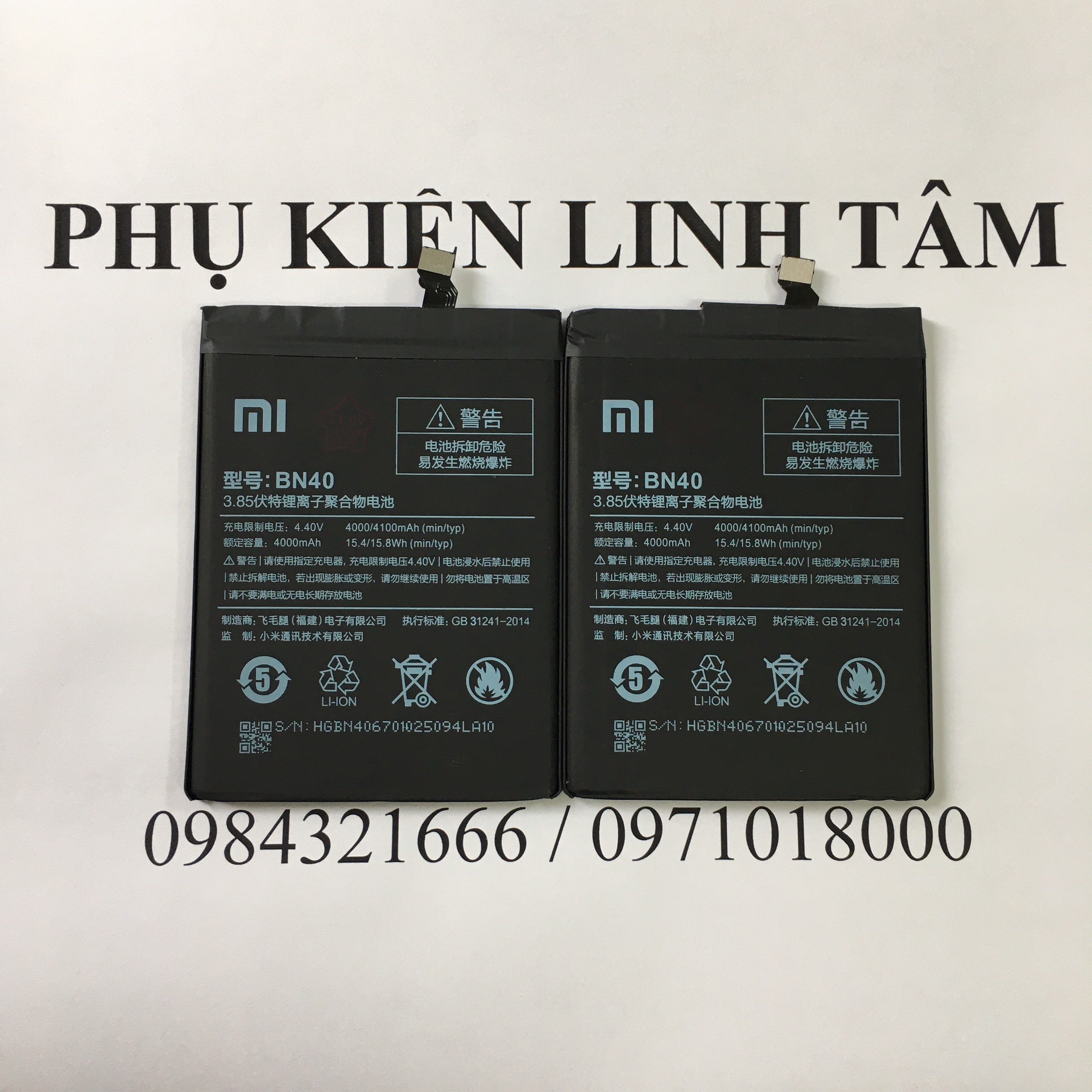 Pin Xiaomi Redmi 4, Remi 4 Prime BN40 xịn