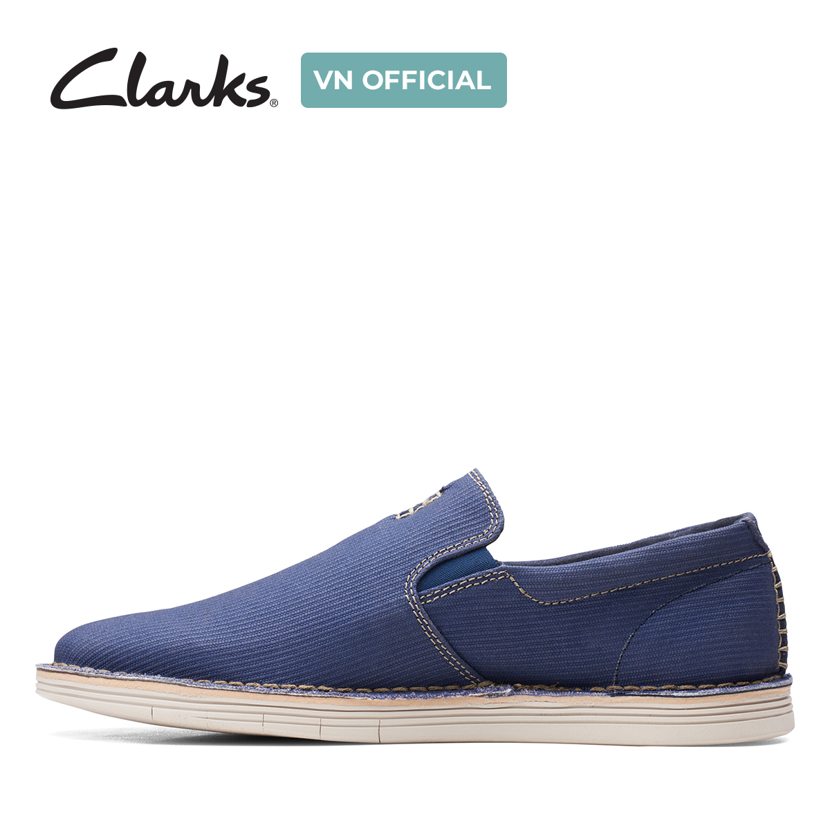 Giày Lười Vải Nam Clarks - Forge Free