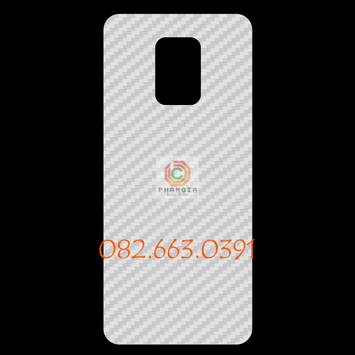 Miếng dán mặt lưng skin carbon Xiaomi Redmi Note 9 Pro Max