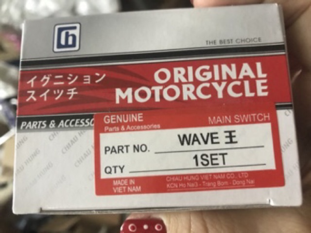 [HCM]Bộ ổ khoá 6 cạnh Wave Alpha nhỏ đời đầu