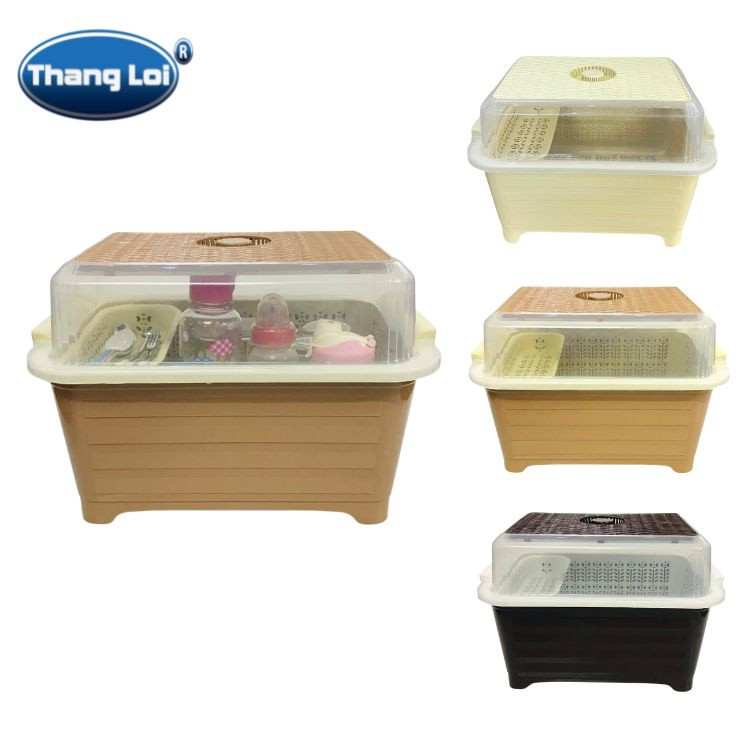 Bộ thau rổ úp ly, chén, bình sữa có nắp đậy Thắng lợi