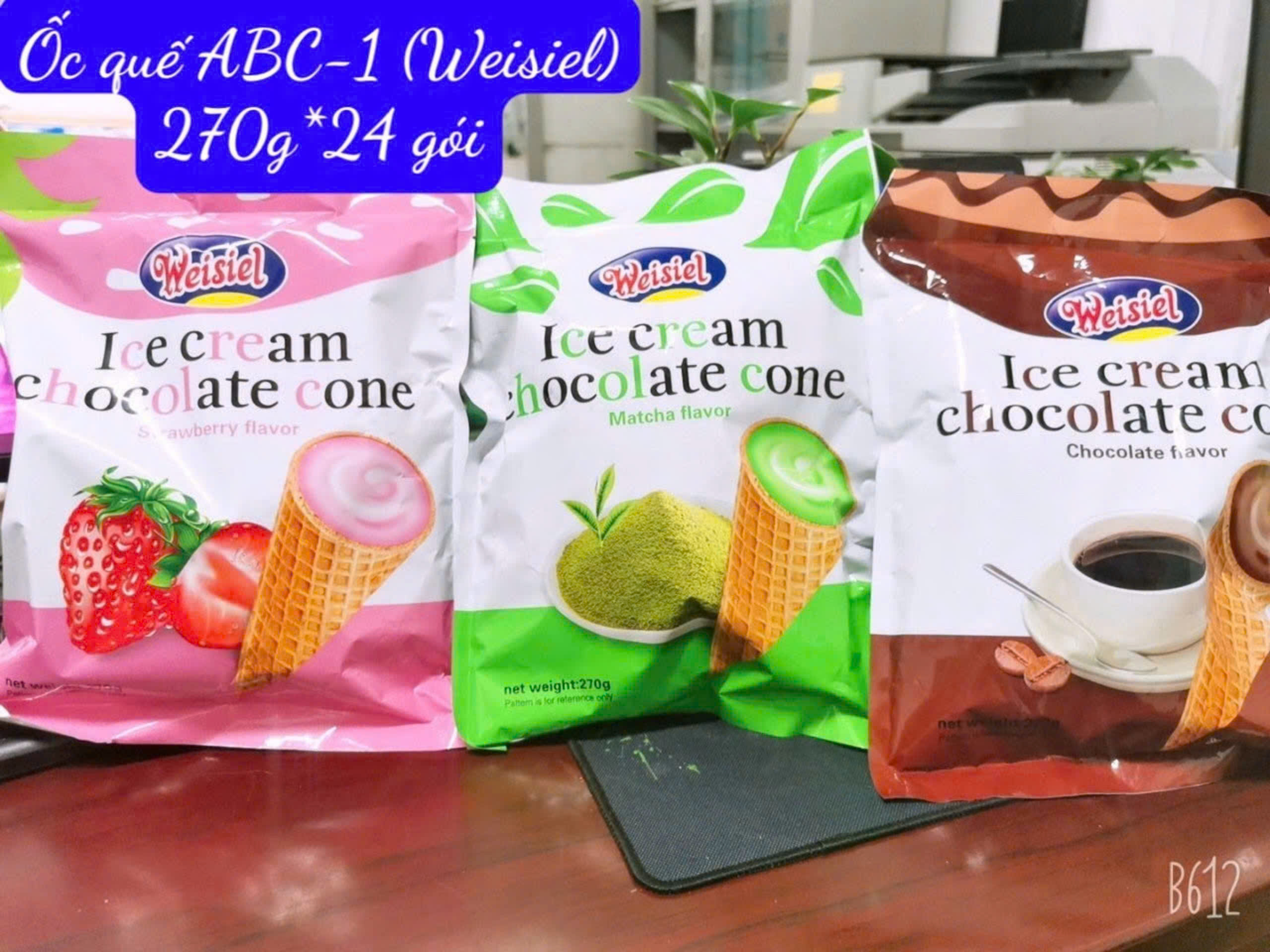 Bánh Ốc Quế Hàn Quốc WEISIEL 270g