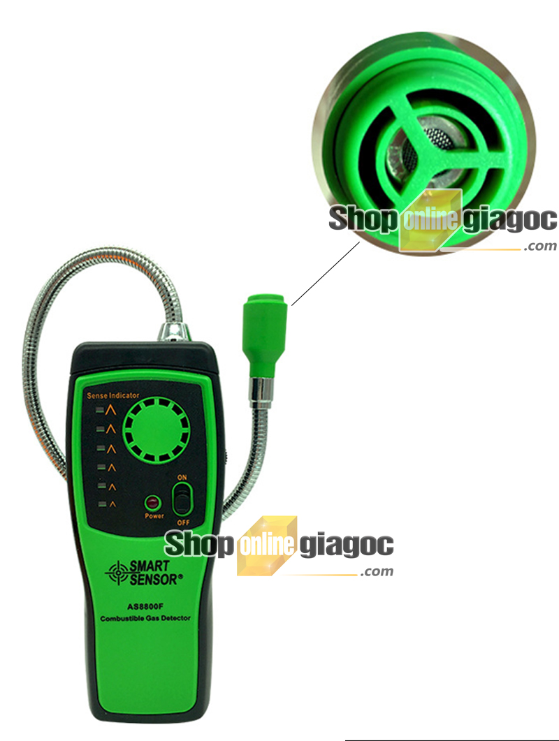 Máy Phát Hiện Khí Dễ Cháy, Khí Gas Smart Sensor AS8800F
