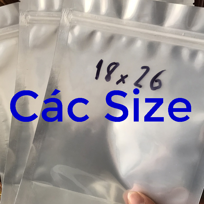 [Giá sỉ] Túi Zip bạc / Các size - EnterFood