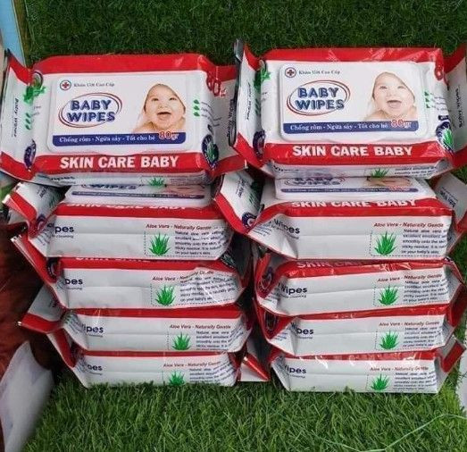 [Thùng50 gói] Khăn giấy ướt Baby Wipes 80g