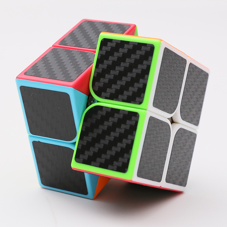 Đồ Chơi Rubik Zcube Carbon 2x2 Sticker - rubik phát triển trí tuệ